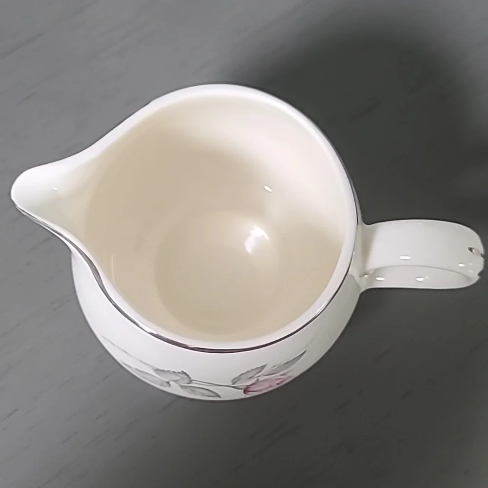 Zylstra Made In USA Floral Cream and Sugar Set